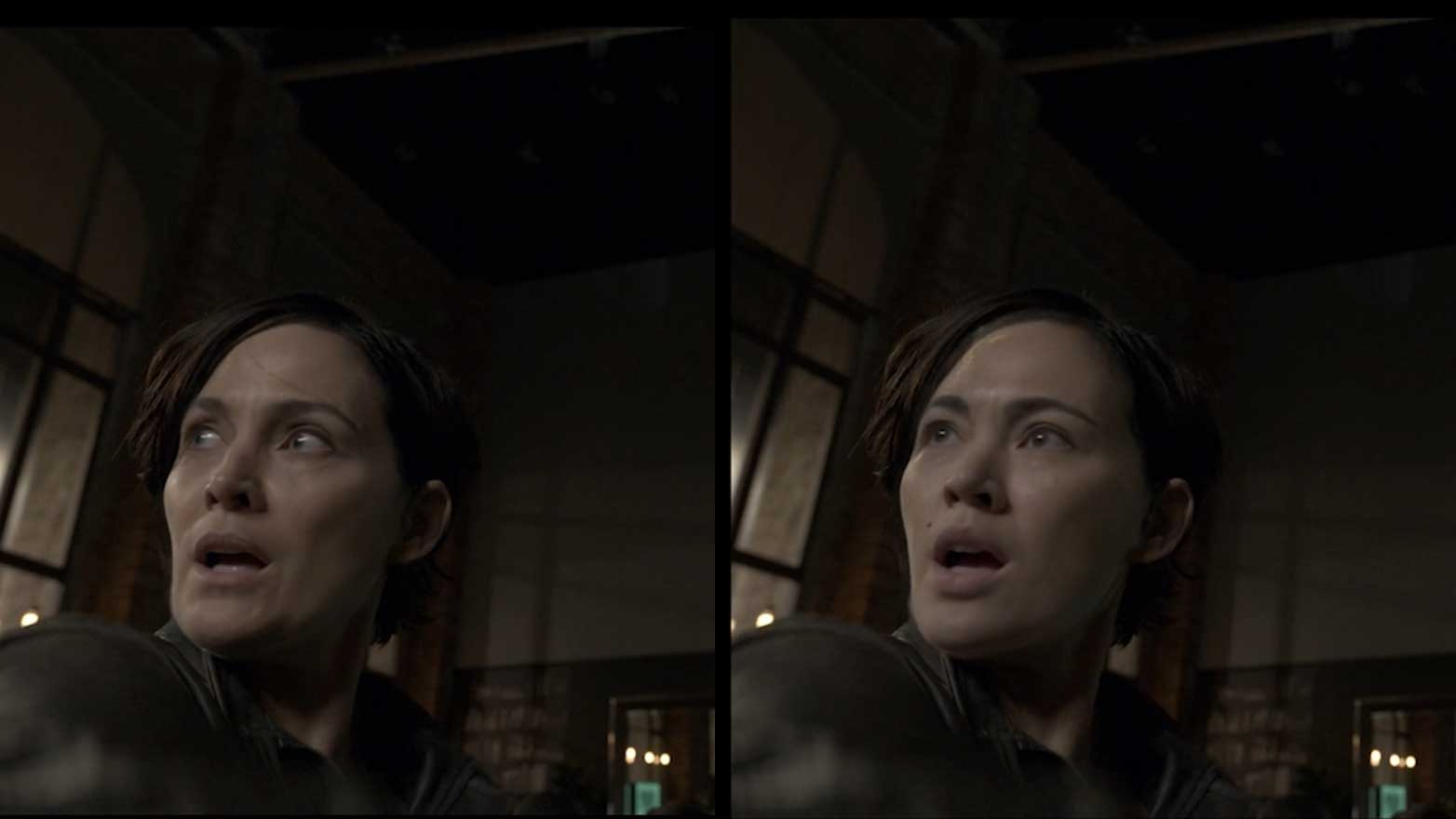 Deepfake of Carrie-Anne Moss to Jessica Henwick for The Matrix Resurrections created by Volucap